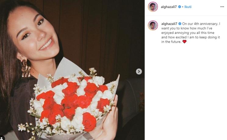 Alyssa Daguise dan Al Ghazali (Instagram/@alghazali7)