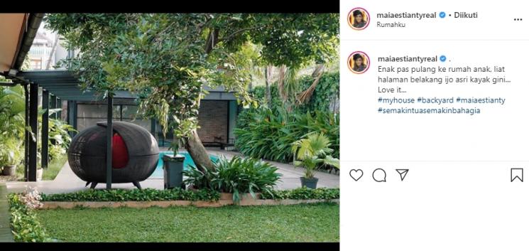 Penampakan rumah Maia Estianty (Instagram/@maiaestiantyreal)