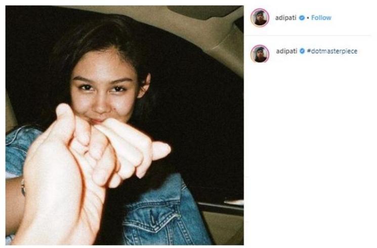 Adipati Dolken dan Vanesha Prescilla. (Instagram/@adipati)