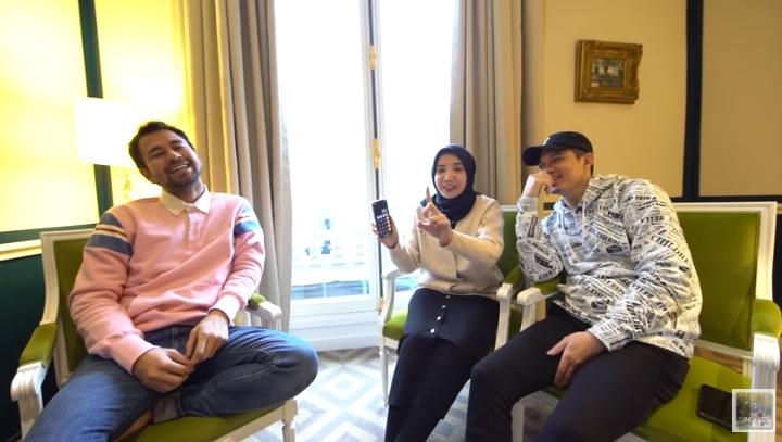 Raffi Ahmad, Zaskia Sungkar dan Irwansyah (YouTube/The Sungkars Family)