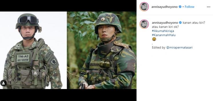 Agus Yudhoyono dan Hyun Bin (Instagram/@annisayudhoyono)
