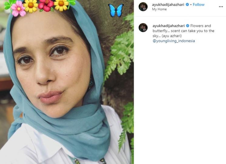 Ayu Azhari (Instagram/@ayukhadijahazhari)