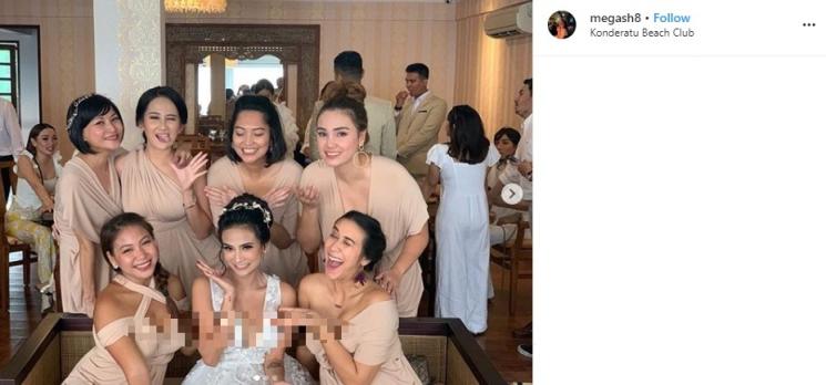 Momen resepsi Vanessa Angel (Instagram/@vanessaangelofficial)