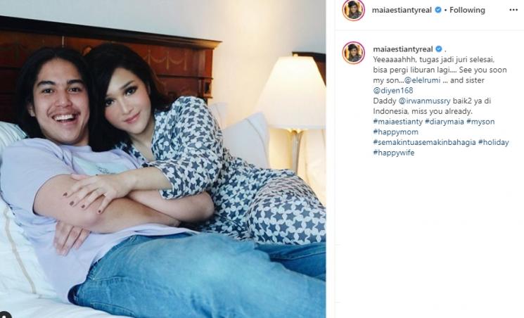Maia Estianty dan El Rumi (Instagram/@maiaestiantyreal)