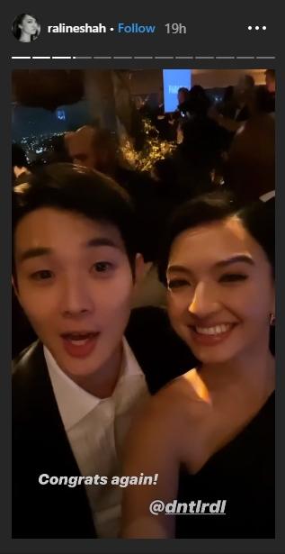 Choi Woo Shik dan Raline Shah (Instagram/@ralineshah)