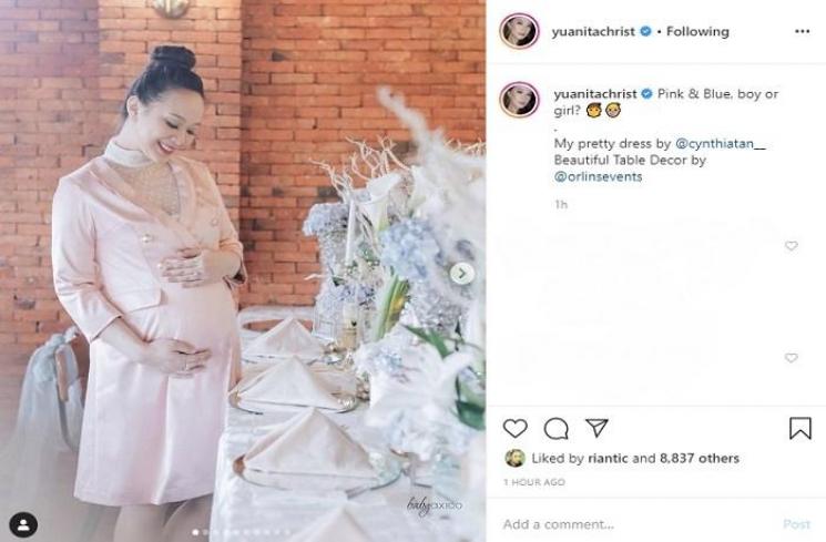 Baby shower Yuanita Christiani (Instagram @yuanitachrist)