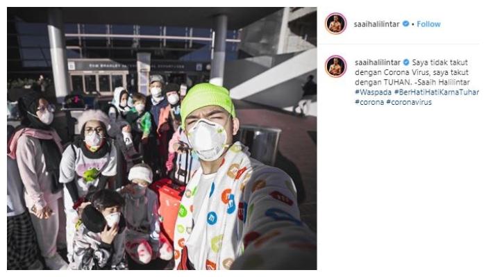 Saaih Halilintar. (Instagram/@saaihhalilintar)