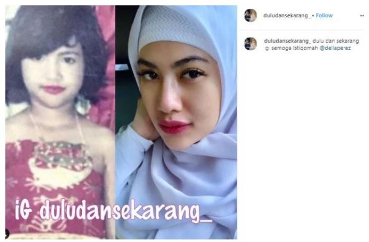Della Perez. (Instagram/@duludansekarang_)