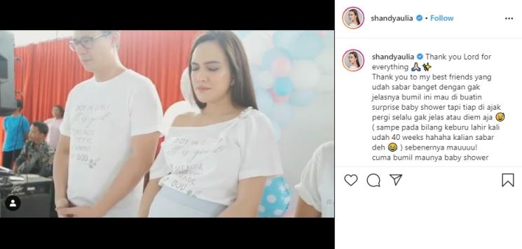 Baby Shower Shandy Aulia (Instagram/@shandyaulia)