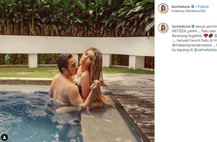 Lucinta Luna dan Abash (Instagram/@lucintaluna)