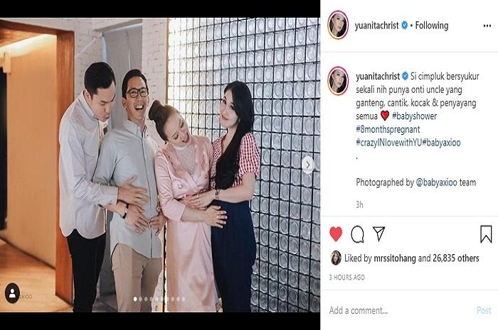 Baby shower Yuanita Christiani (Instagram @yuanitachrist)