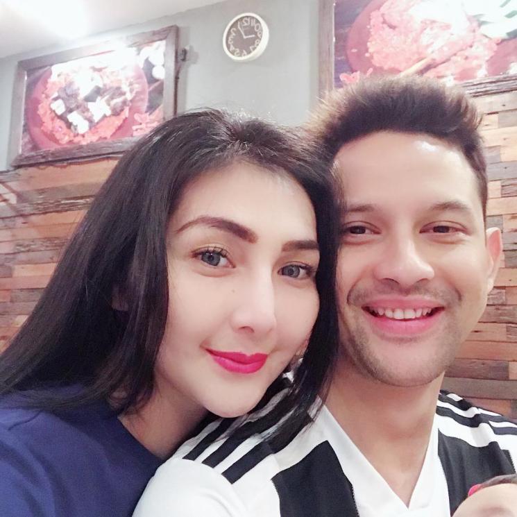 Lucky Perdana dan istri. (Instagram/@_veronicaperdana)