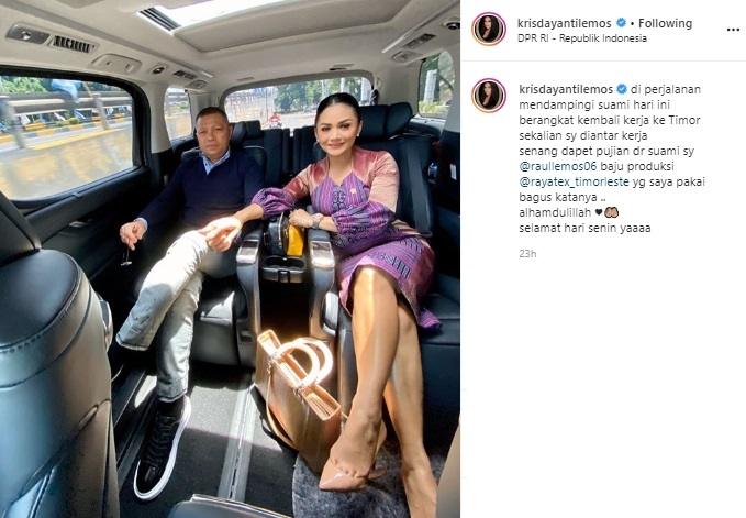 Krisdayanti dan Raul Lemos. (Instagram/@krisdayantilemos)