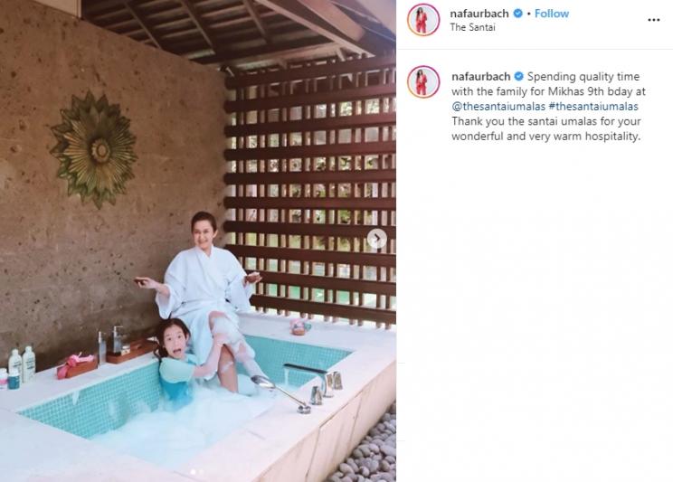 Perayaan ulang tahun anak Nafa Urbach dan Zack Lee (Instagram/@nafaurbach)