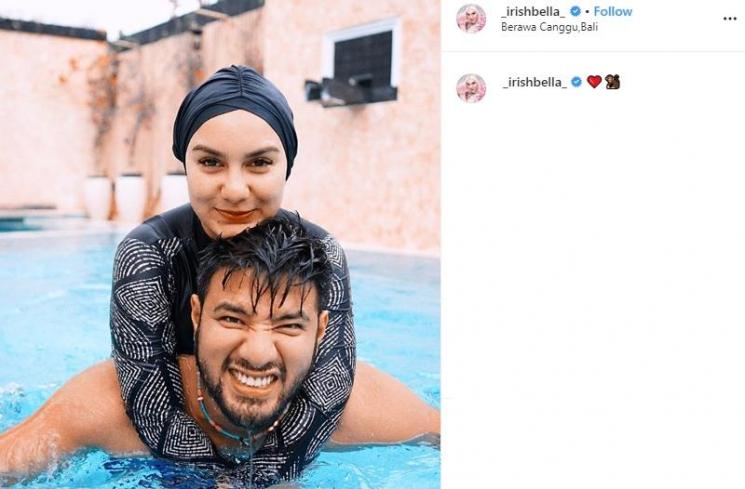 Potret mesra Irish Bella dan Ammar Zoni (Instagram/@_irishbella_)