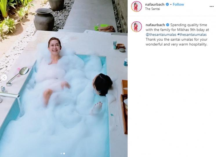 Perayaan ulang tahun anak Nafa Urbach dan Zack Lee (Instagram/@nafaurbach)