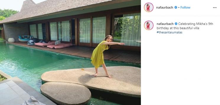 Perayaan ulang tahun anak Nafa Urbach dan Zack Lee (Instagram/@nafaurbach)
