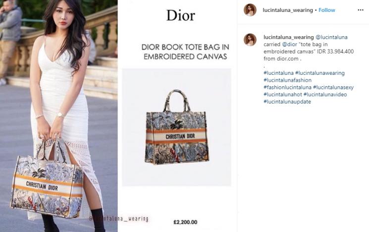 Koleksi tas Lucinta Luna (Instagram/@lucintaluna_wearing)