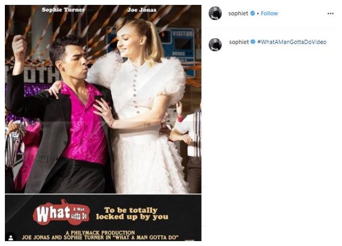 Joe Jonas dan Sophie Turner. (Instagram/@sophiet)