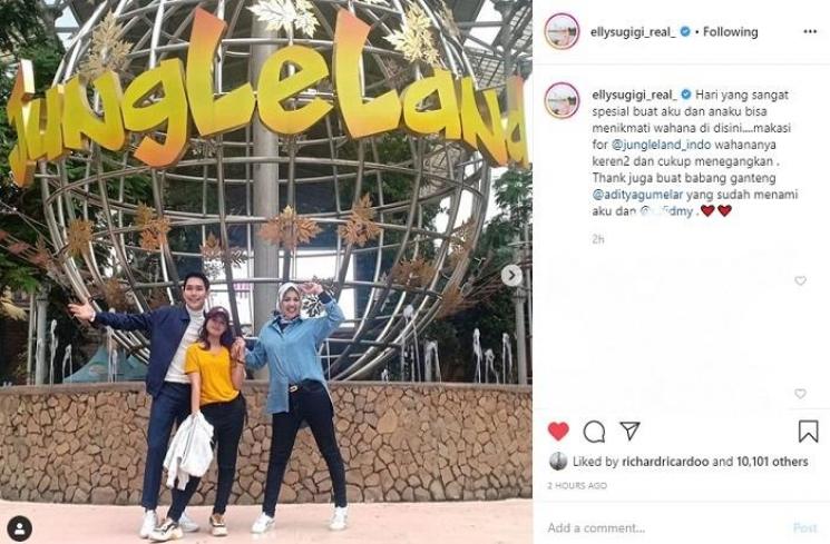 Aditya Gumelar, Ulfi Damayanti, Elly Sugigi (Instagram @ellysugigi_real_)