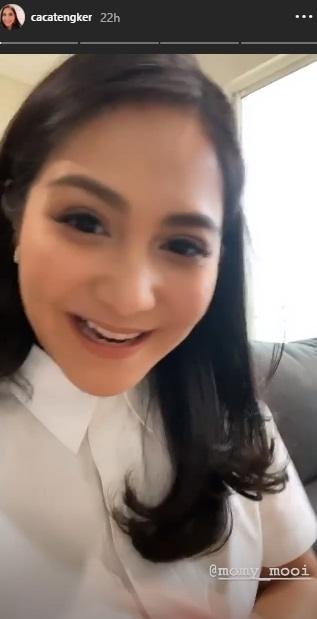 Caca Tengker lulus S2. (Instagram/@cacatengker)