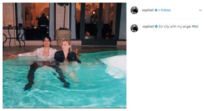 Joe Jonas dan Sophie Turner. (Instagram/@sophiet)