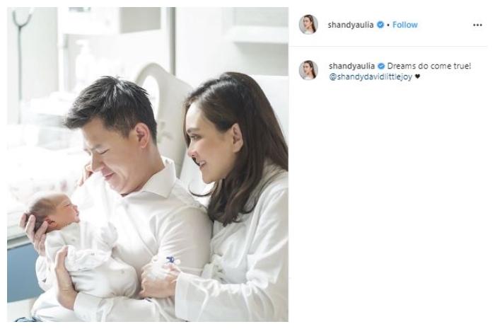 Potret keluarga Shandy Aulia. (Instagram/@shandyaulia)