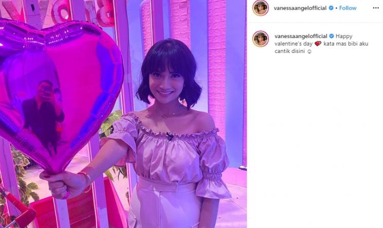 Momen Valentine Vanessa Angel (Instagram/@vanessaangelofficial)