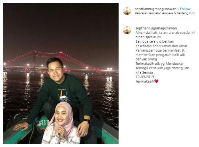 Fatin Shidqia dan Pacar. (Instagram//@septriannugrahagunawan)