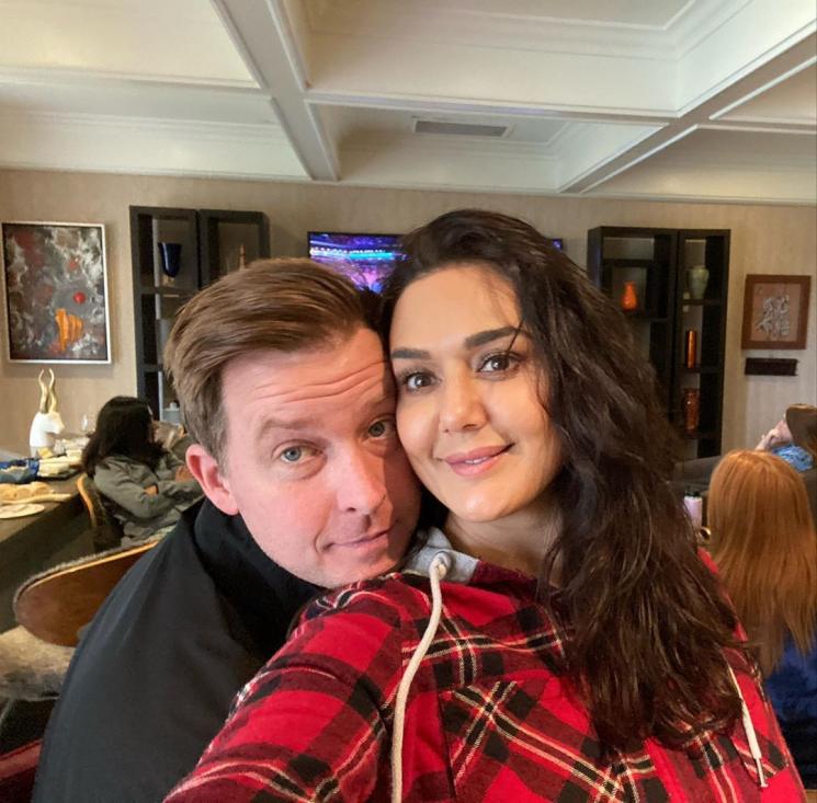Preity Zinta dan Gene Goodenough (Instagram/@realpz)