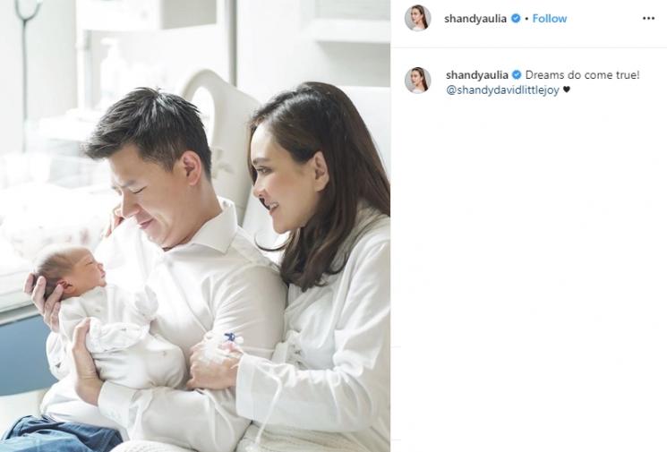 Shandy Aulia dan David Herbowo (Instagram/@shandyaulia)
