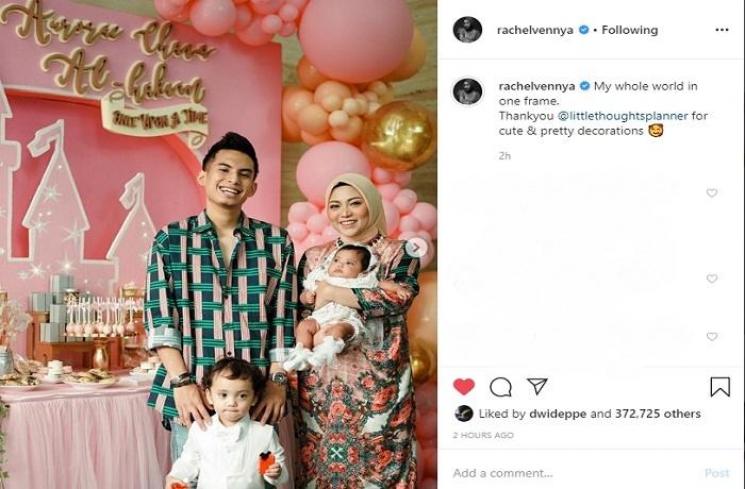 Momen Akikah anak kedua Rachel Vennya, Aurorae Chava Al Hakim (Instagram @rachelvennya)