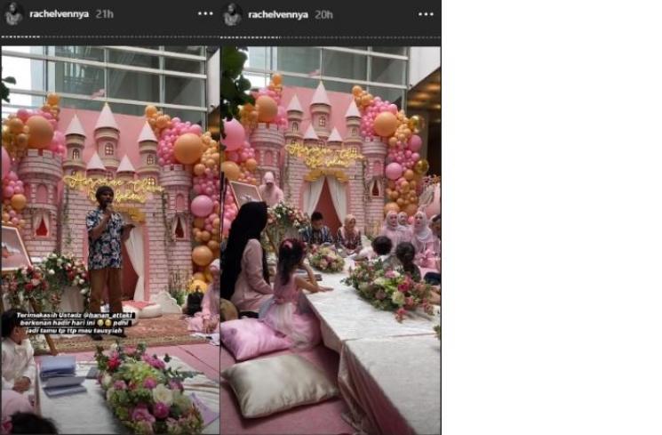 Momen Akikah anak kedua Rachel Vennya, Aurorae Chava Al Hakim (Instagram @rachelvennya)