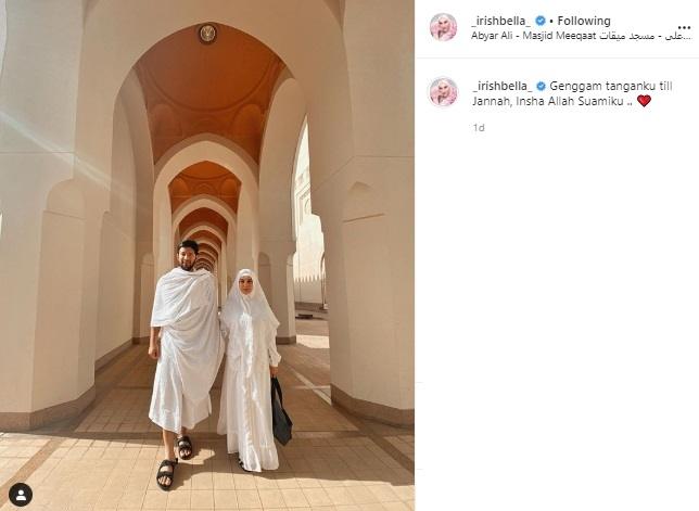Irish Bella umrah. (Instagram/@_irishbella_)
