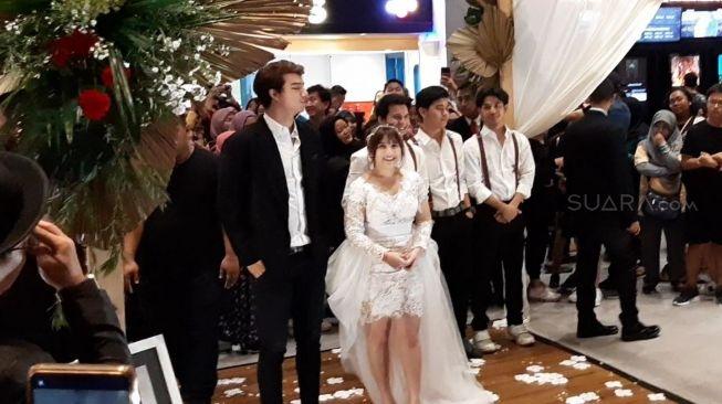 Pernikahan Prilly Latuconsina dan Jeff Smith. (Suara.com/Evi Ariska)