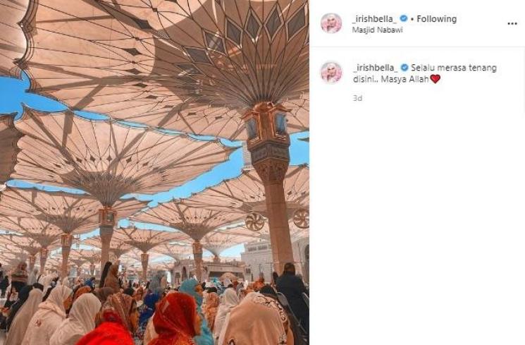 Irish Bella umrah. (Instagram/@_irishbella_)