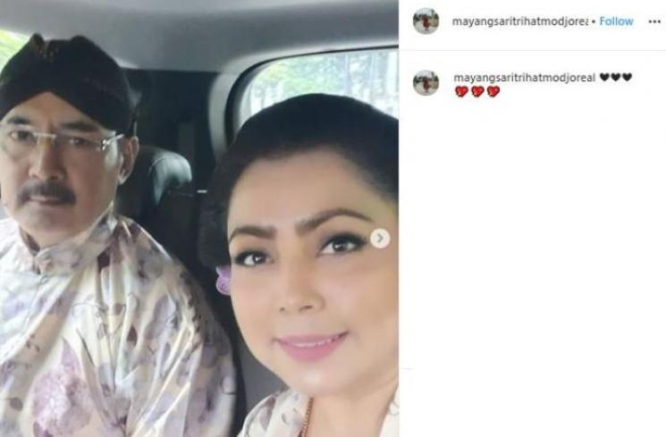 Mayangsari di kondangan cucu Soeharto. (Instagram/@mayangsaritrihatmodjoreal)