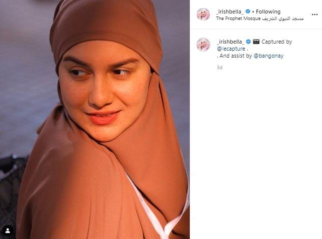 Irish Bella umrah. (Instagram/@_irishbella_)