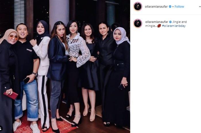 Pesta ulang tahun Olla Ramlan. (Instagram/@ollaramlanaufar)