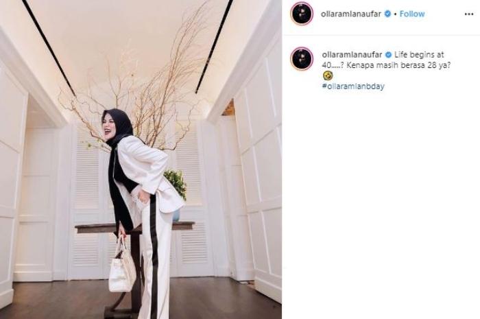 Pesta ulang tahun Olla Ramlan. (Instagram/@ollaramlanaufar)