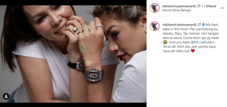 Nikita Mirzani dan Fitri Salhuteru (Instagram/@nikitamirzanimawardi_17)