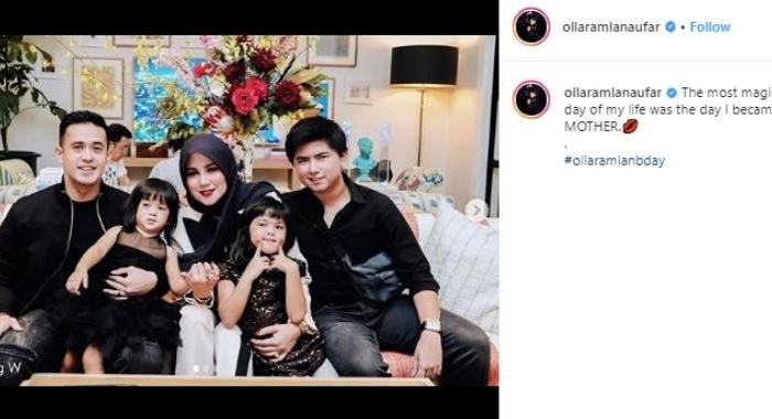 Pesta ulang tahun Olla Ramlan. (Instagram/@ollaramlanaufar)