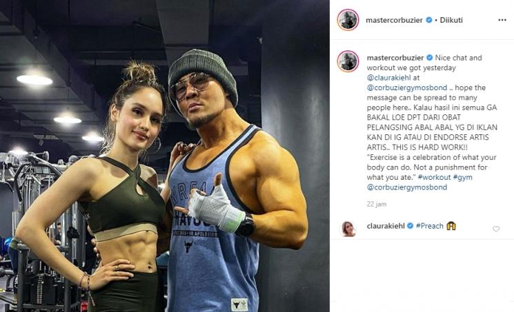 Deddy Corbuzier dan Cinta Laura (Instagram/@mastercorbuzier)