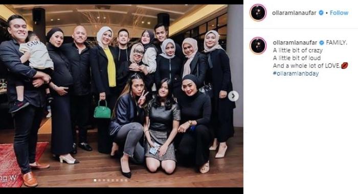 Pesta ulang tahun Olla Ramlan. (Instagram/@ollaramlanaufar)