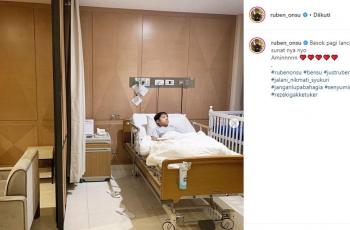 Betrand Peto saat mau sunat (Instagram/@ruben_onsu)
