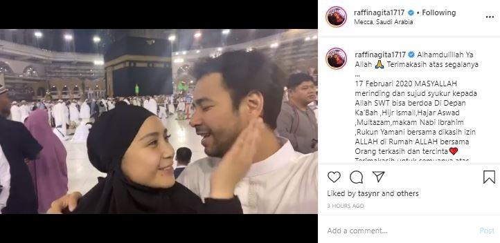 Raffi Ahmad dan Nagita Slavina. (Instagram/@raffinagita1717)