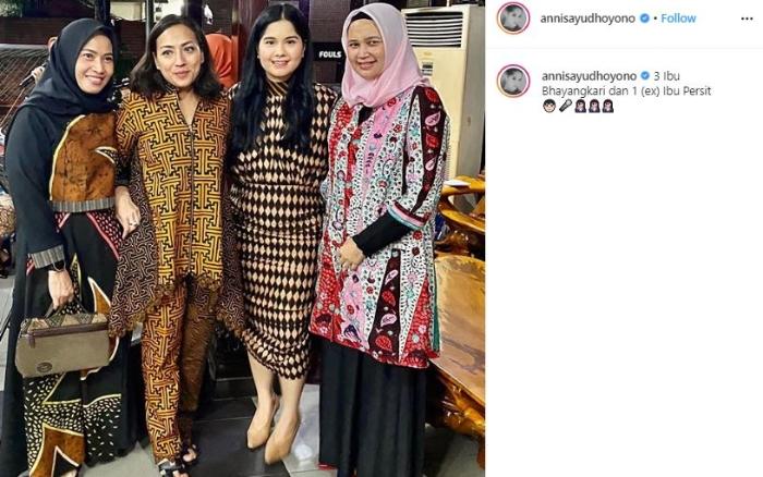 Annisa Pohan. (Instagram/@annisayudhoyono)