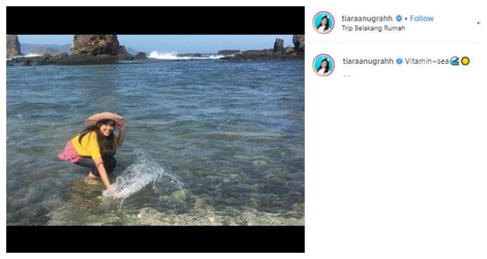 Adu gaya Lyodra dan Tiara. (Instagram/@tiaraanugrahh)