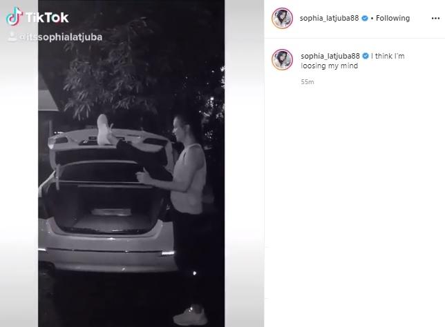 Sophia Latjuba main TikTok. (Instagram/@sophia_latjuba88)