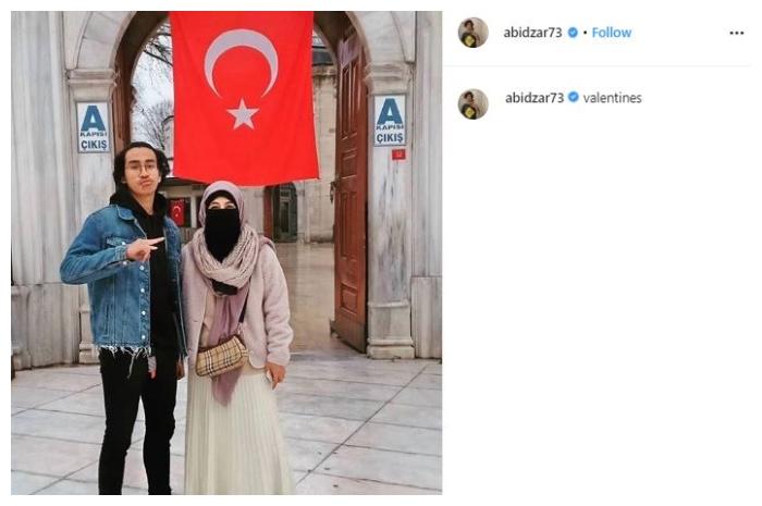 Abidzar Al Ghifari dan Ummi Pipik. (Instagram/@abidzar73)
